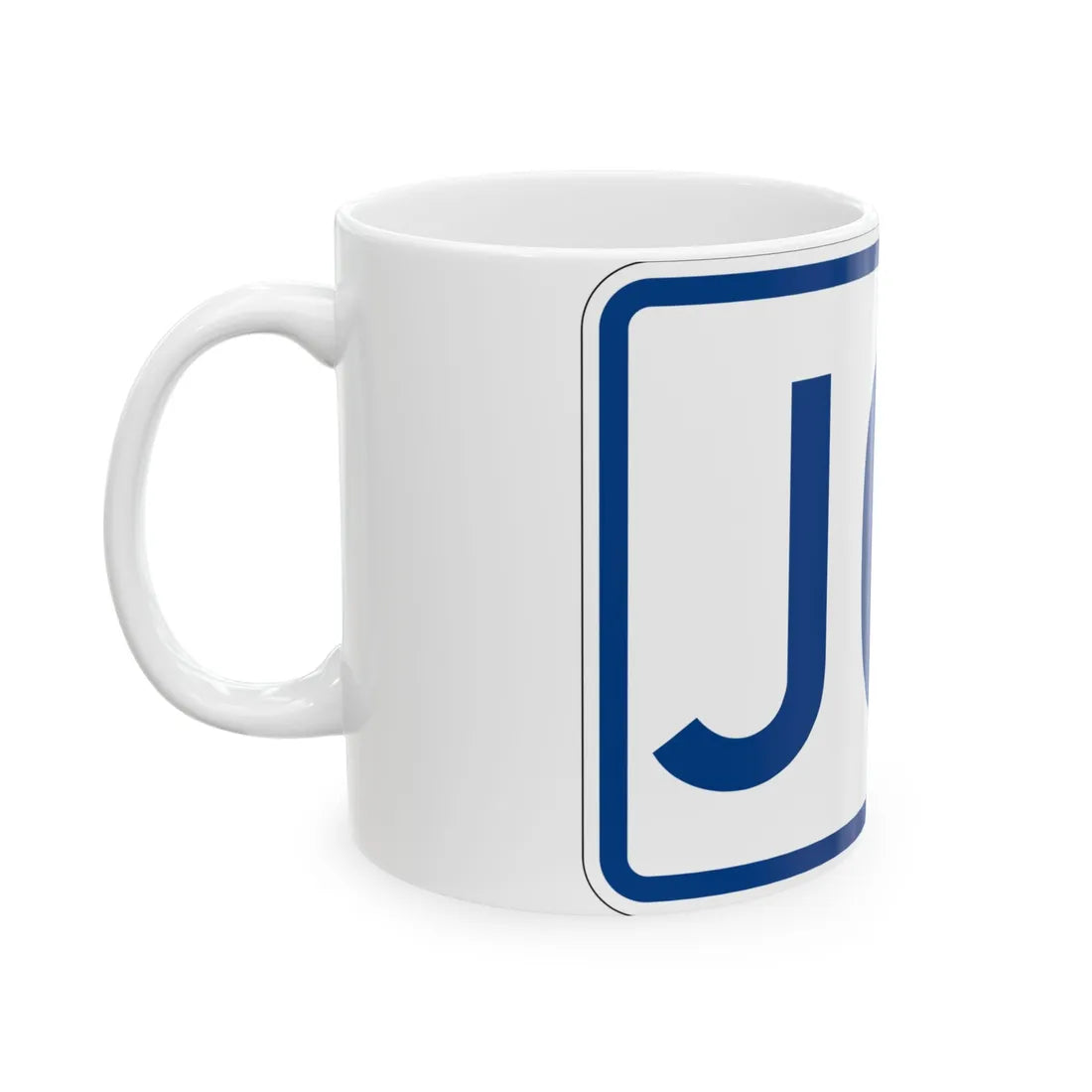 Jct plate South Carolina (South Carolina) (Road Sign) White Coffee Mug - Go Mug Yourself