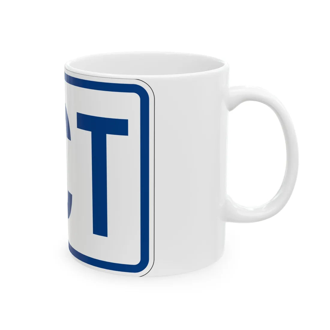 Jct plate South Carolina (South Carolina) (Road Sign) White Coffee Mug - Go Mug Yourself