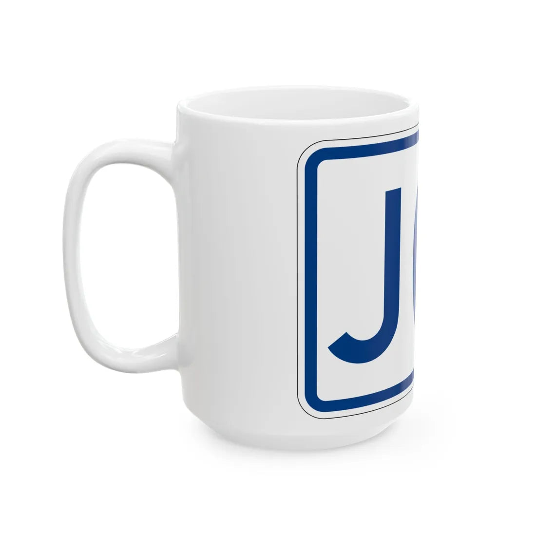 Jct plate South Carolina (South Carolina) (Road Sign) White Coffee Mug - Go Mug Yourself