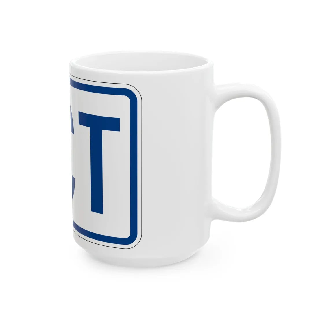 Jct plate South Carolina (South Carolina) (Road Sign) White Coffee Mug - Go Mug Yourself