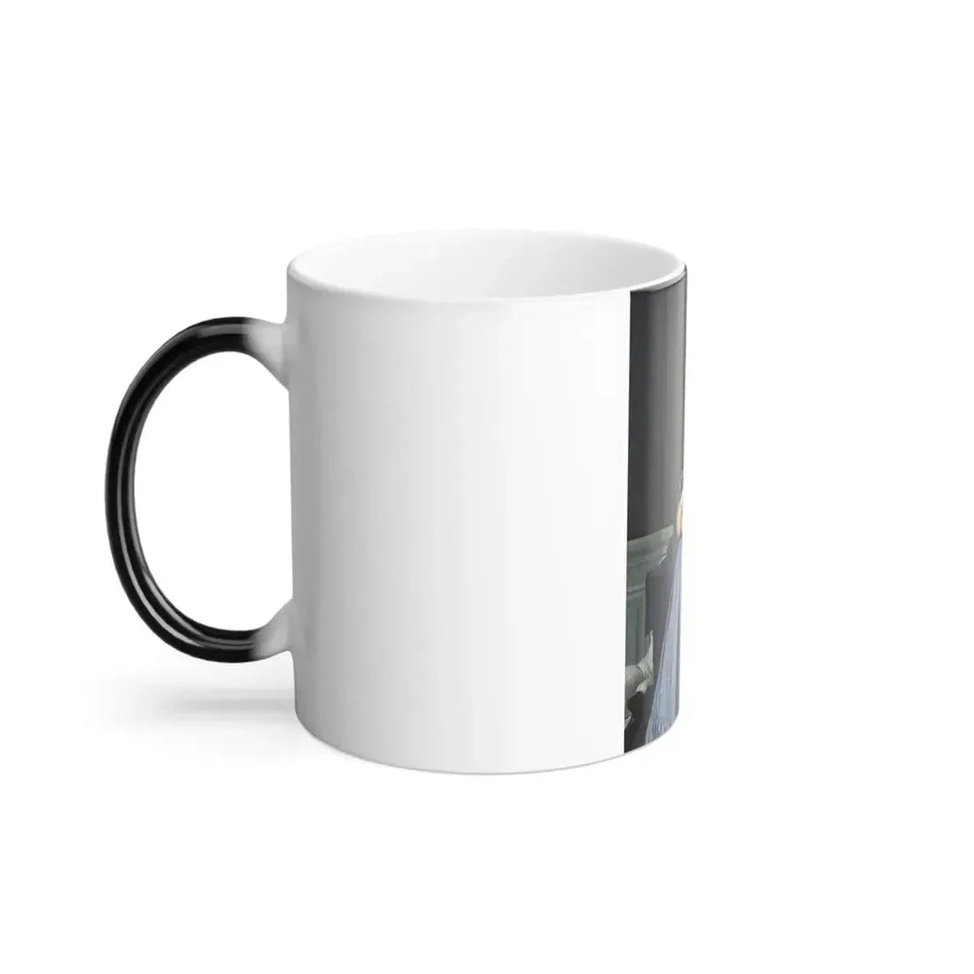 Jean-Auguste-Dominique Ingres (1780-1867) Comtesse d'Haussonville - Oil on Canvas 1845 - Color Changing Mug 11oz - Go Mug Yourself