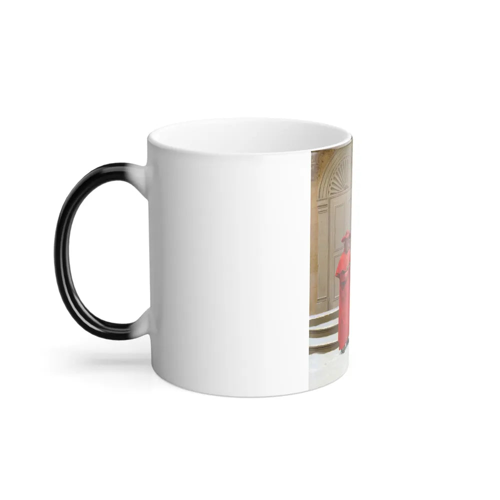 Jean-Georges Vibert (1840-1902) Convicting Proofs (Evidence of an Elopement) - Oil on Panel - Color Changing Mug 11oz - Go Mug Yourself