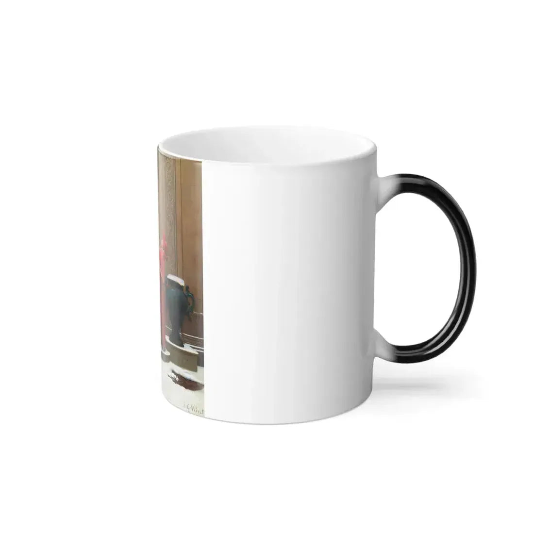 Jean-Georges Vibert (1840-1902) Convicting Proofs (Evidence of an Elopement) - Oil on Panel - Color Changing Mug 11oz - Go Mug Yourself