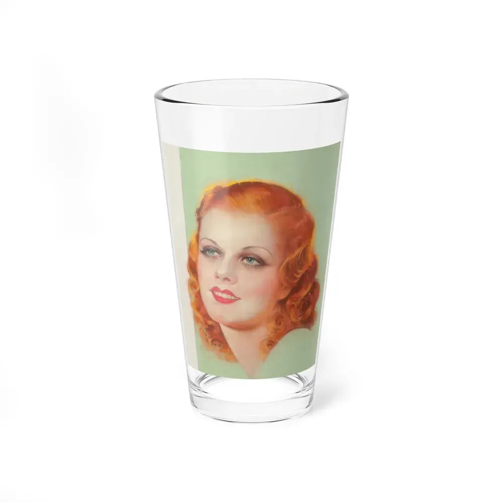 Jean Harlow, Red-Headed Woman, Photoplay magazine cover, August 1932 - Pint Glass 16oz 16oz - Go Mug Yourself