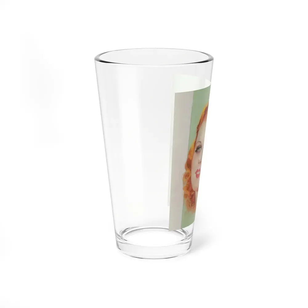 Jean Harlow, Red-Headed Woman, Photoplay magazine cover, August 1932 - Pint Glass 16oz - Go Mug Yourself