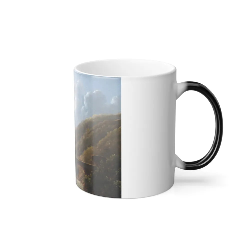 Jean-Joseph-Xavier Bidauld (1758-1846) A view of the monastery of San Cosimato, to the north of Rome - o-0 - Color Changing Mug 11oz - Go Mug Yourself