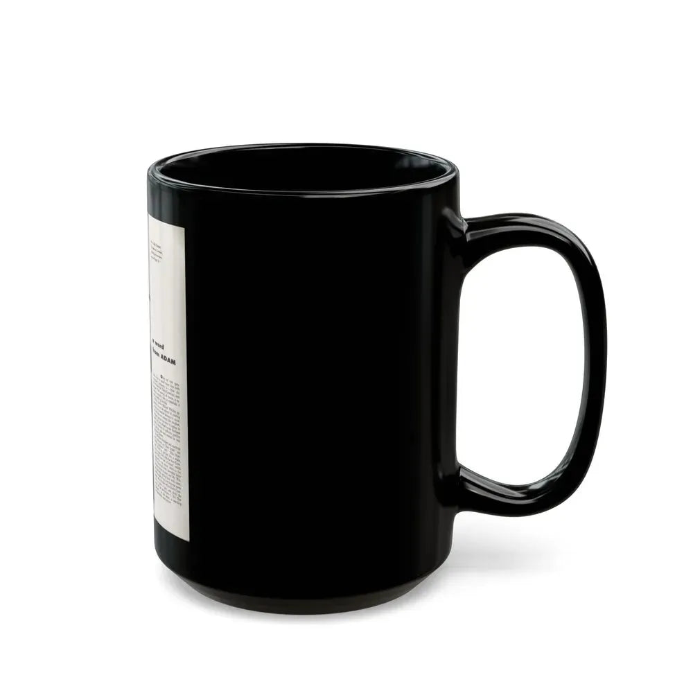 Jeanne Carmen #104 (Vintage Female Icon) Black Coffee Mug - Go Mug Yourself