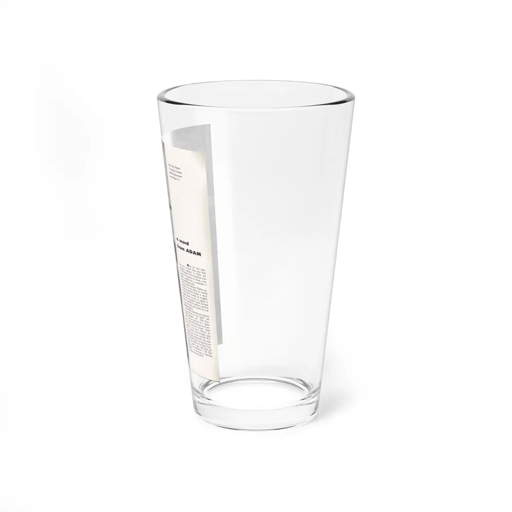 Jeanne Carmen #104 (Vintage Female Icon) Pint Glass 16oz - Go Mug Yourself