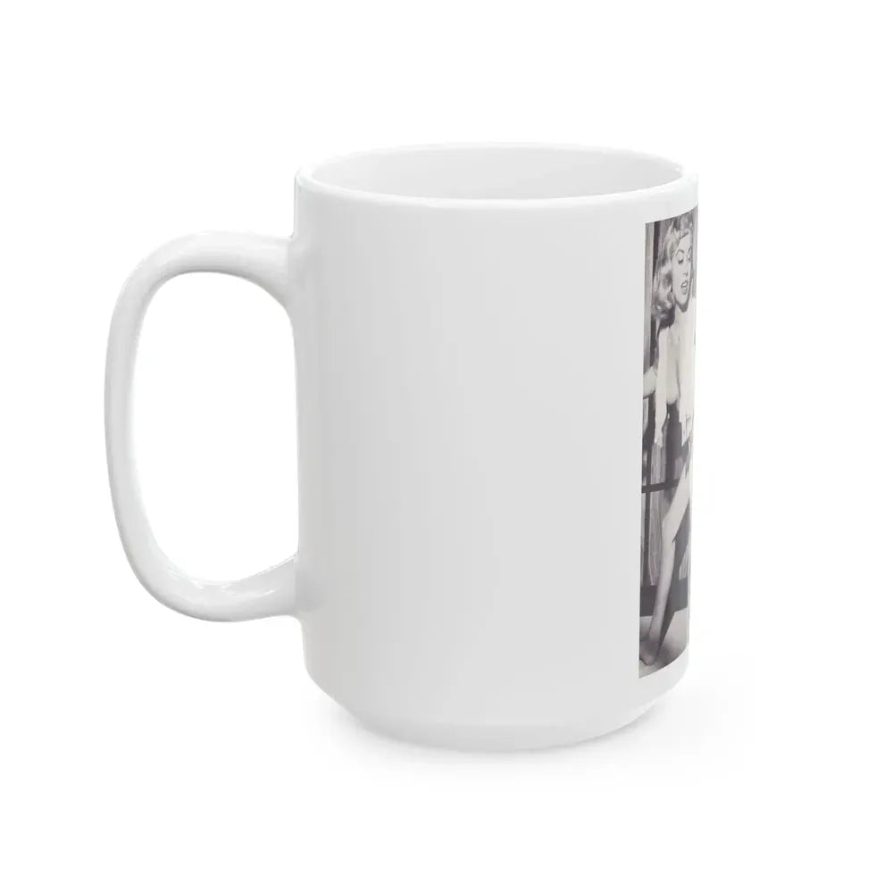 Jeanne Carmen #104 (Vintage Female Icon) White Coffee Mug - Go Mug Yourself