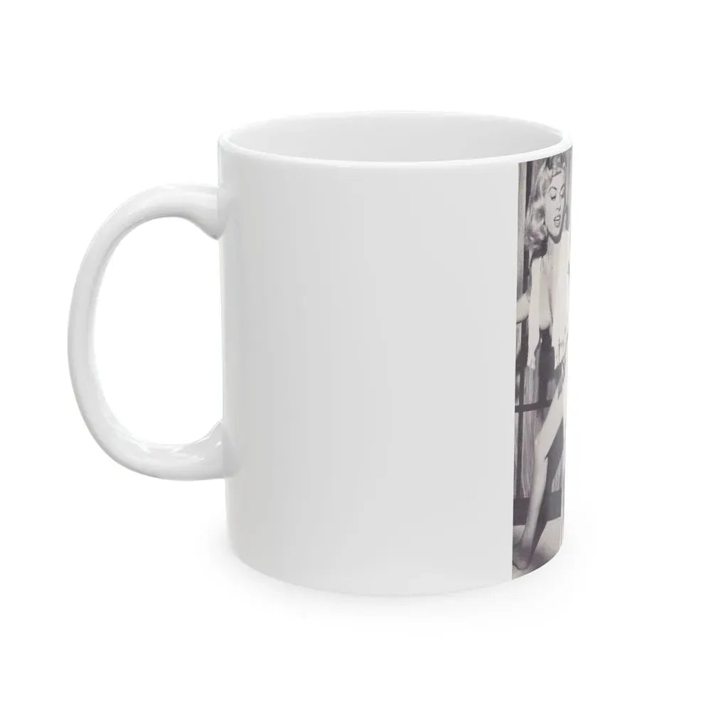Jeanne Carmen #104 (Vintage Female Icon) White Coffee Mug - Go Mug Yourself
