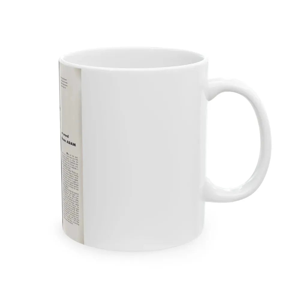 Jeanne Carmen #104 (Vintage Female Icon) White Coffee Mug - Go Mug Yourself