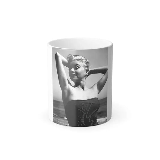 Jeanne Carmen #106 (Vintage Female Icon) Color Changing Coffee Mug 11oz - Go Mug Yourself