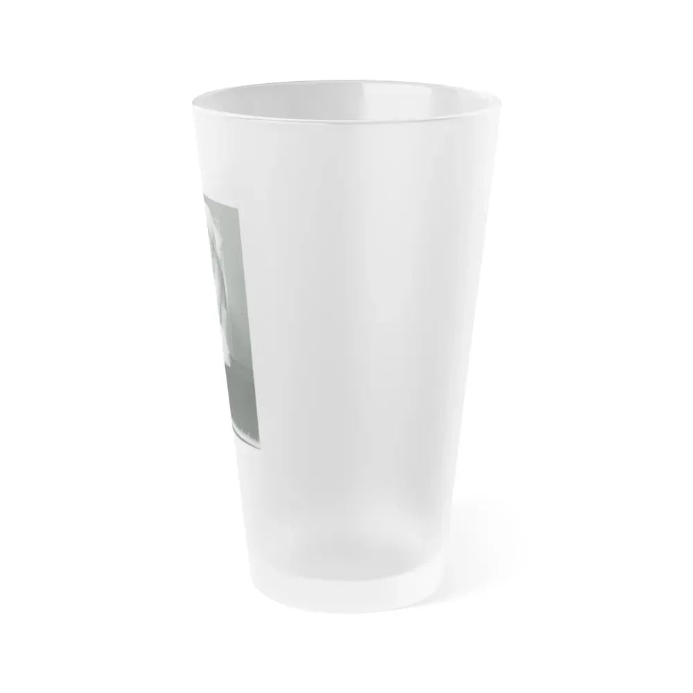 Jeanne Carmen #107 (Vintage Female Icon) Frosted Pint Glass 16oz - Go Mug Yourself