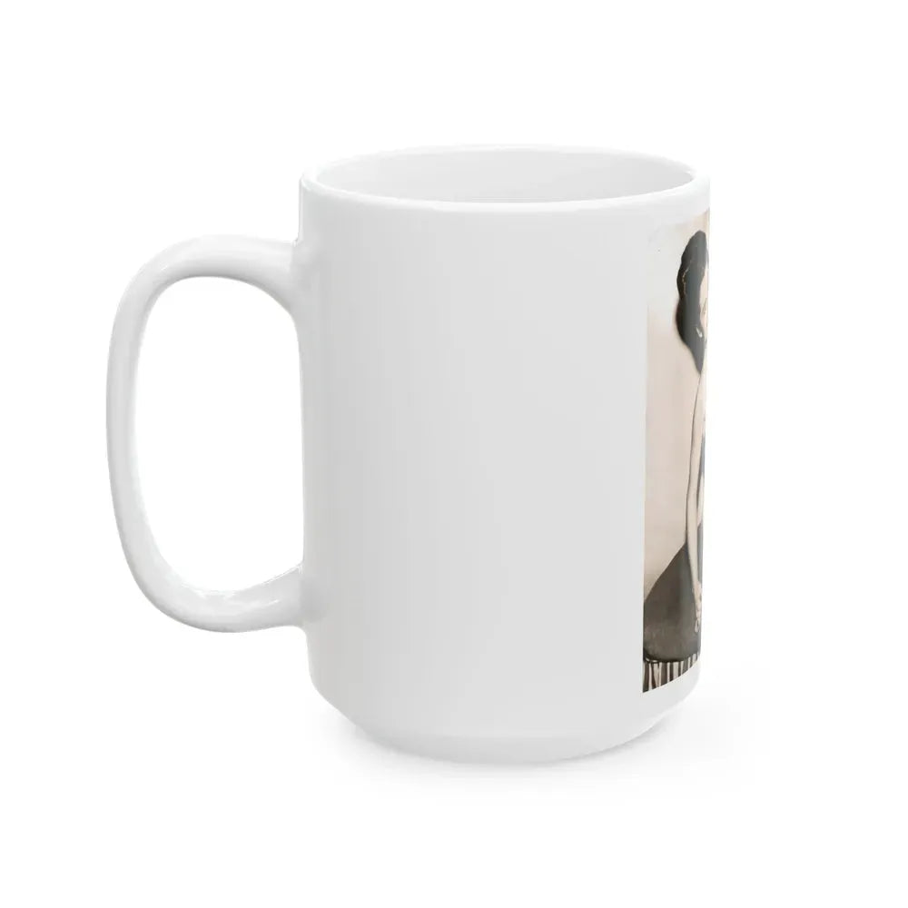 Jeanne Carmen #110 (Vintage Female Icon) White Coffee Mug - Go Mug Yourself