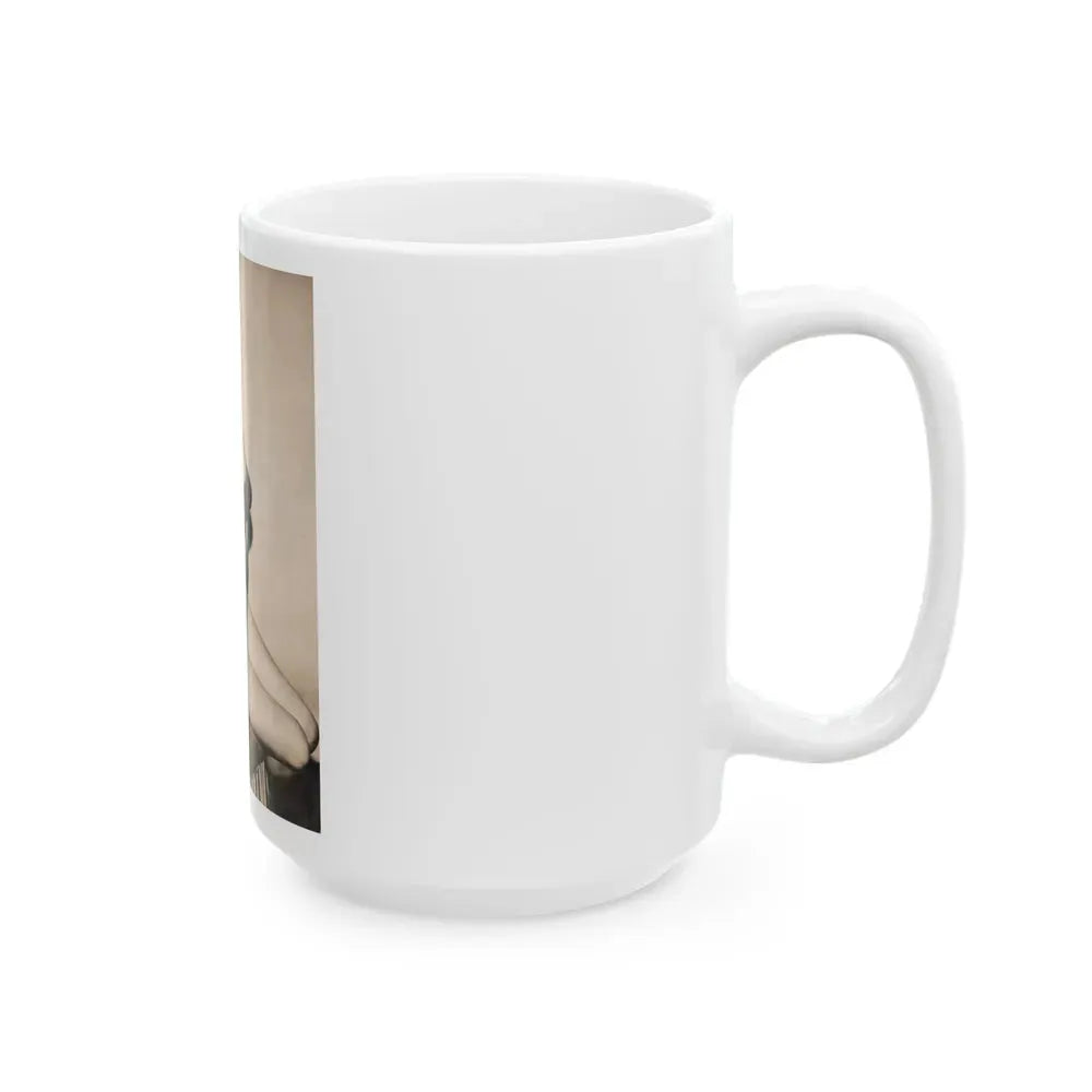 Jeanne Carmen #110 (Vintage Female Icon) White Coffee Mug - Go Mug Yourself