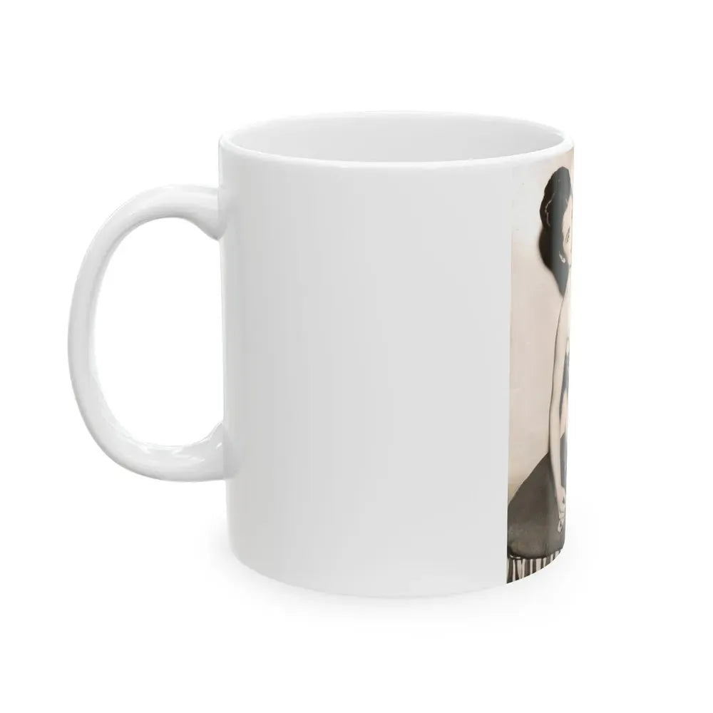 Jeanne Carmen #110 (Vintage Female Icon) White Coffee Mug - Go Mug Yourself