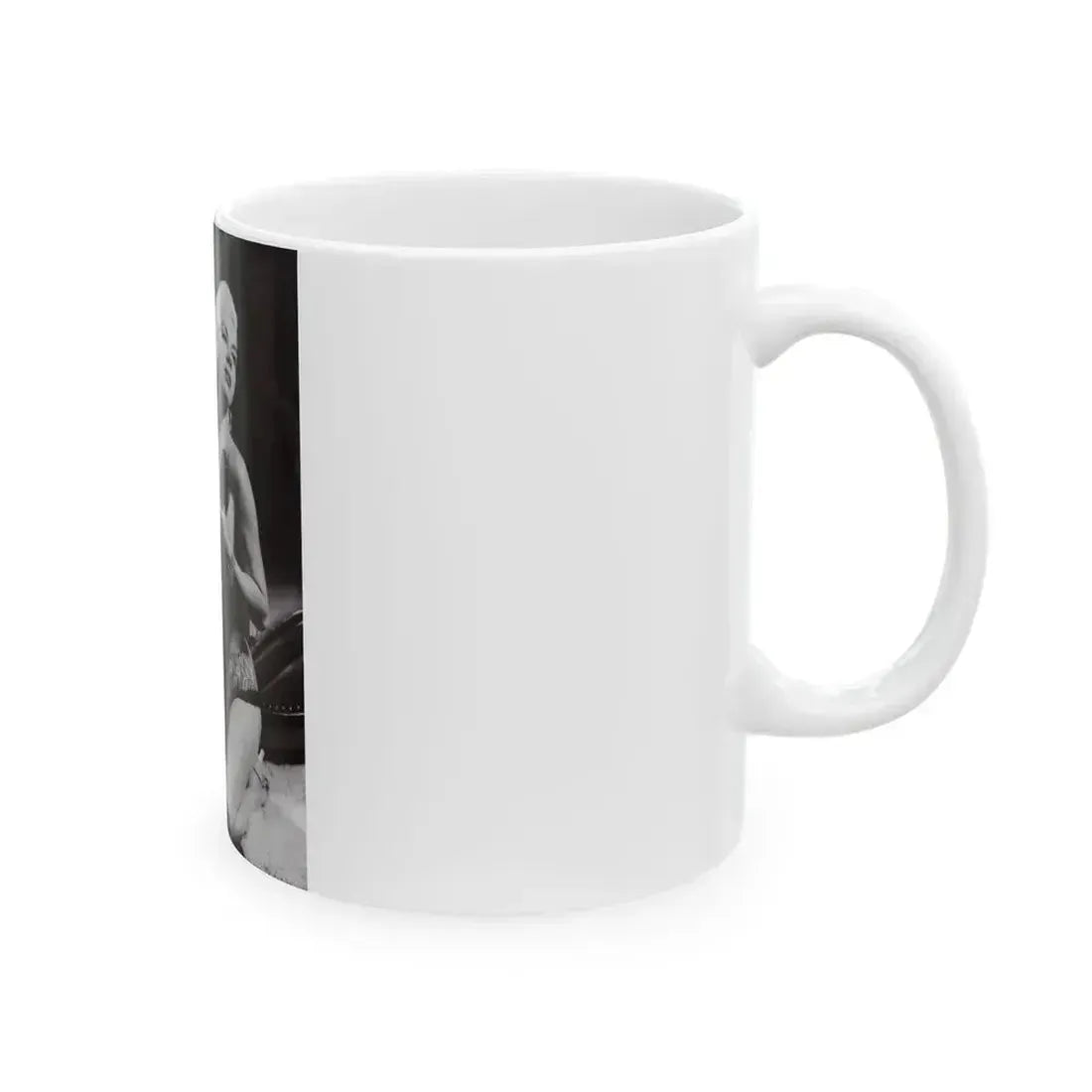 Jeanne Carmen #118 - Pages 4 of 14 with, 1 Large B&W Photo & Article from Femme Fatales Mag. Oct. '95 (Vintage Female Icon) White Coffee Mug - Go Mug Yourself