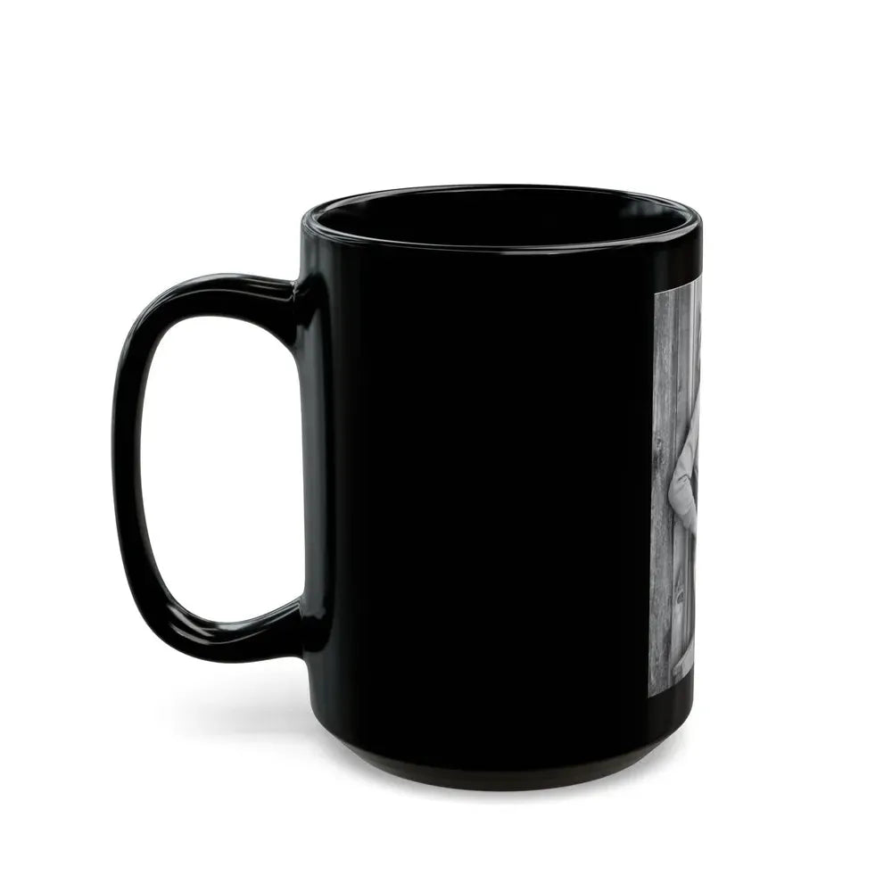 Jeanne Carmen #132 (Vintage Female Icon) Black Coffee Mug - Go Mug Yourself