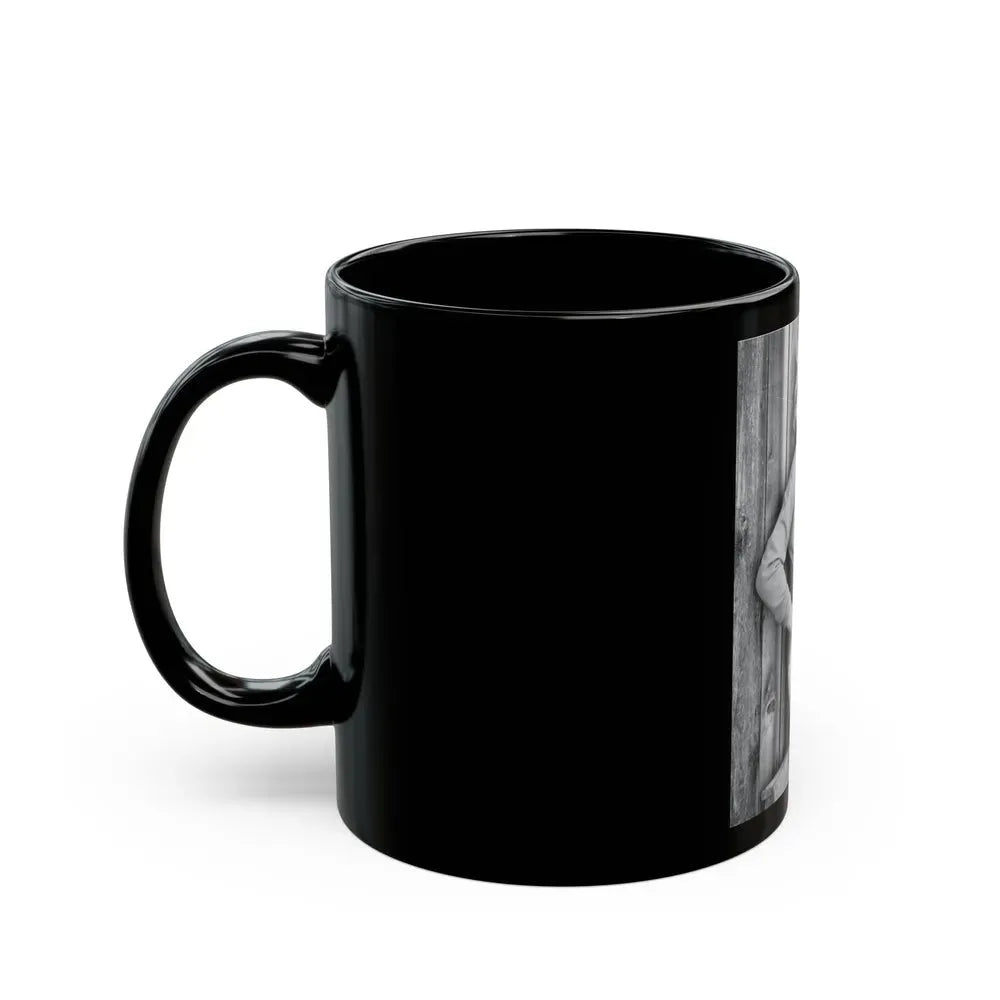 Jeanne Carmen #132 (Vintage Female Icon) Black Coffee Mug - Go Mug Yourself