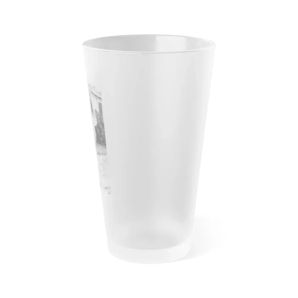 Jeanne Carmen #132 (Vintage Female Icon) Frosted Pint Glass 16oz - Go Mug Yourself