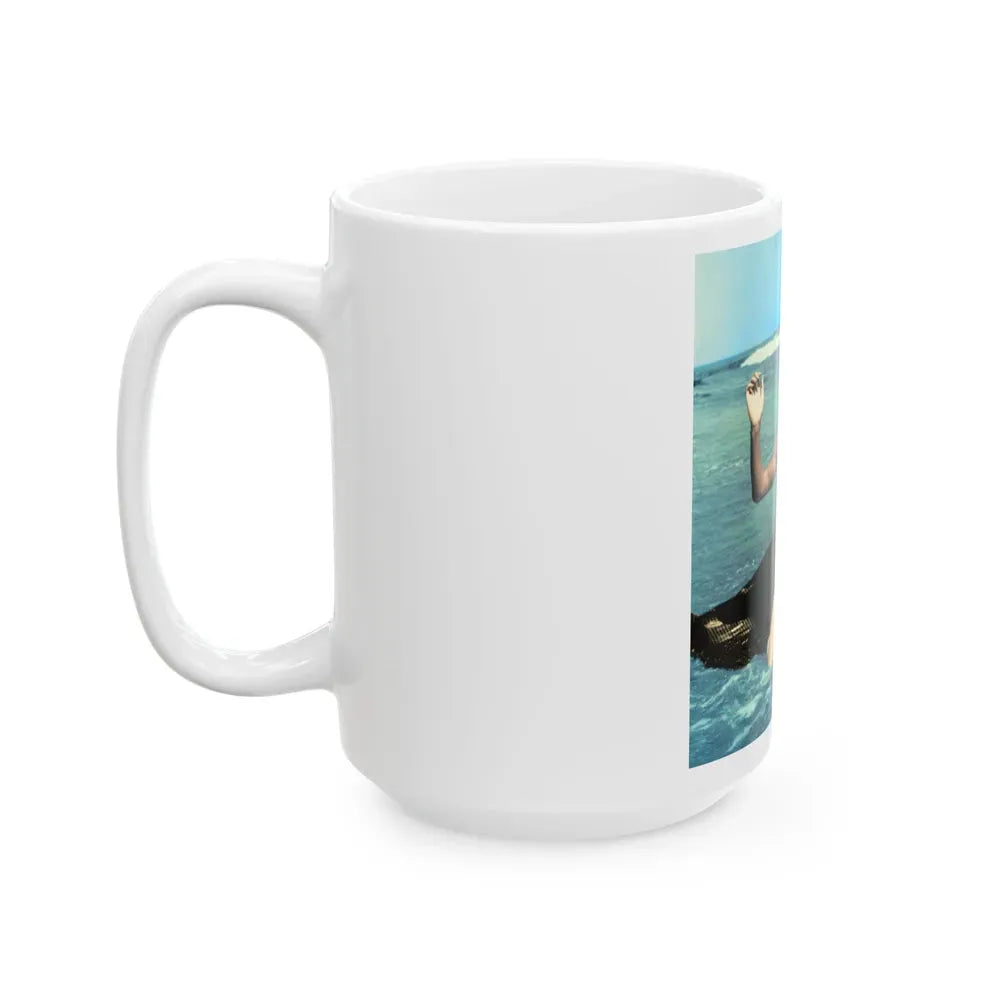Jeanne Carmen #136 (Vintage Female Icon) White Coffee Mug - Go Mug Yourself