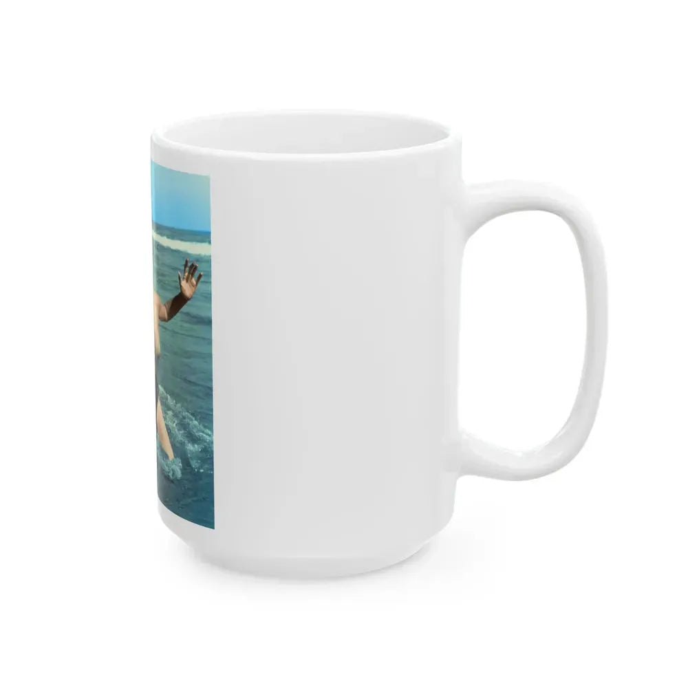 Jeanne Carmen #136 (Vintage Female Icon) White Coffee Mug - Go Mug Yourself