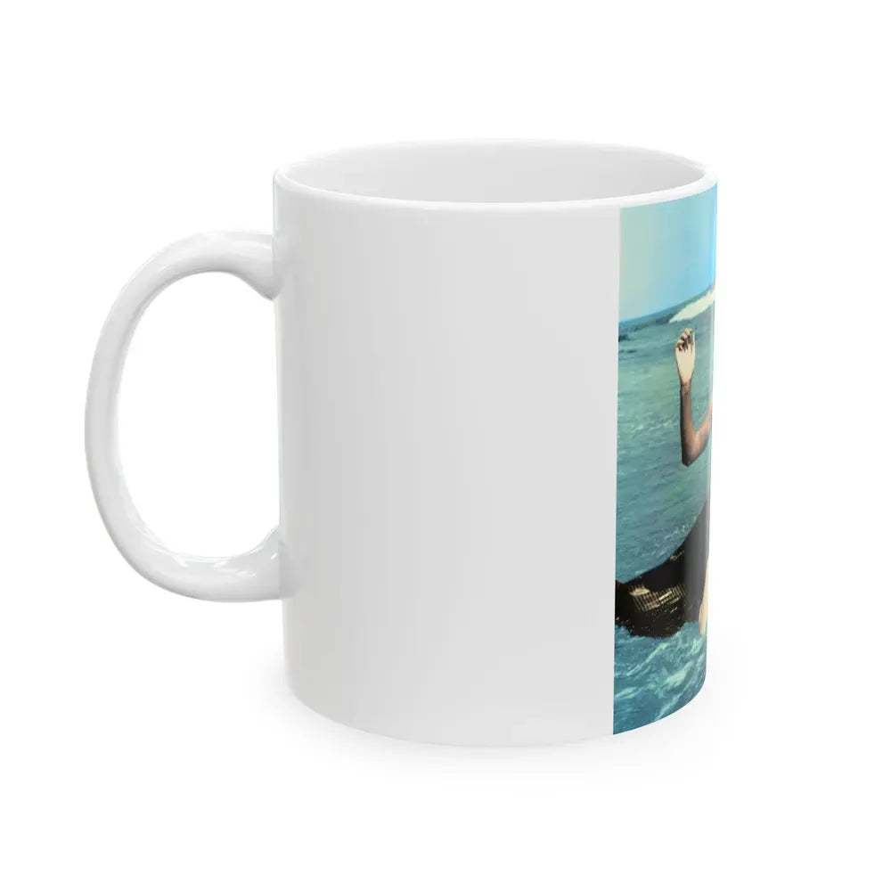 Jeanne Carmen #136 (Vintage Female Icon) White Coffee Mug - Go Mug Yourself