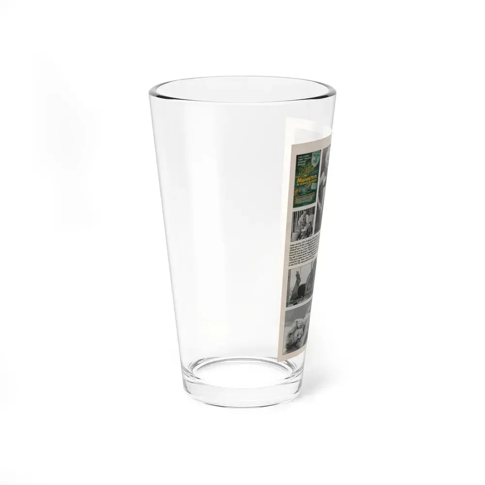 Jeanne Carmen #145 - Celebrity Sleuth Magazine Article, 5 B&W Photos & 1 Movie Poster on Page 5 (Vintage Female Icon) Pint Glass 16oz - Go Mug Yourself