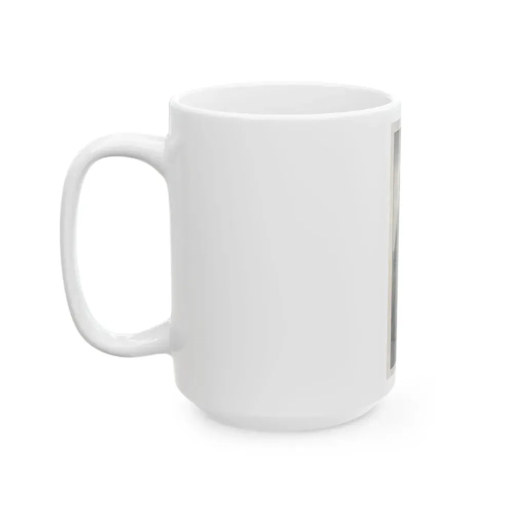 Jeanne Carmen #146 - Celebrity Sleuth Magazine B&W Photo Cropped (Vintage Female Icon) White Coffee Mug - Go Mug Yourself
