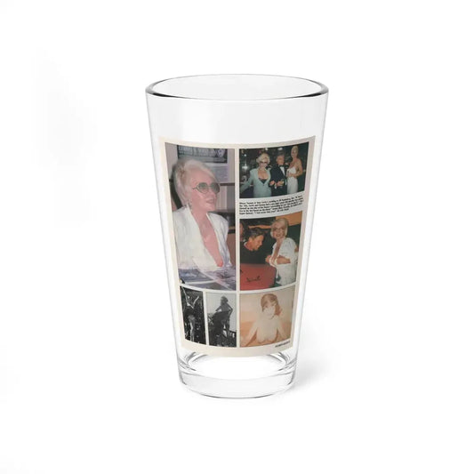 Jeanne Carmen #152 - Celebrity Sleuth Magazine Article & 6 Color+B&W Photos on Page 13 (Vintage Female Icon) Pint Glass 16oz 16oz - Go Mug Yourself