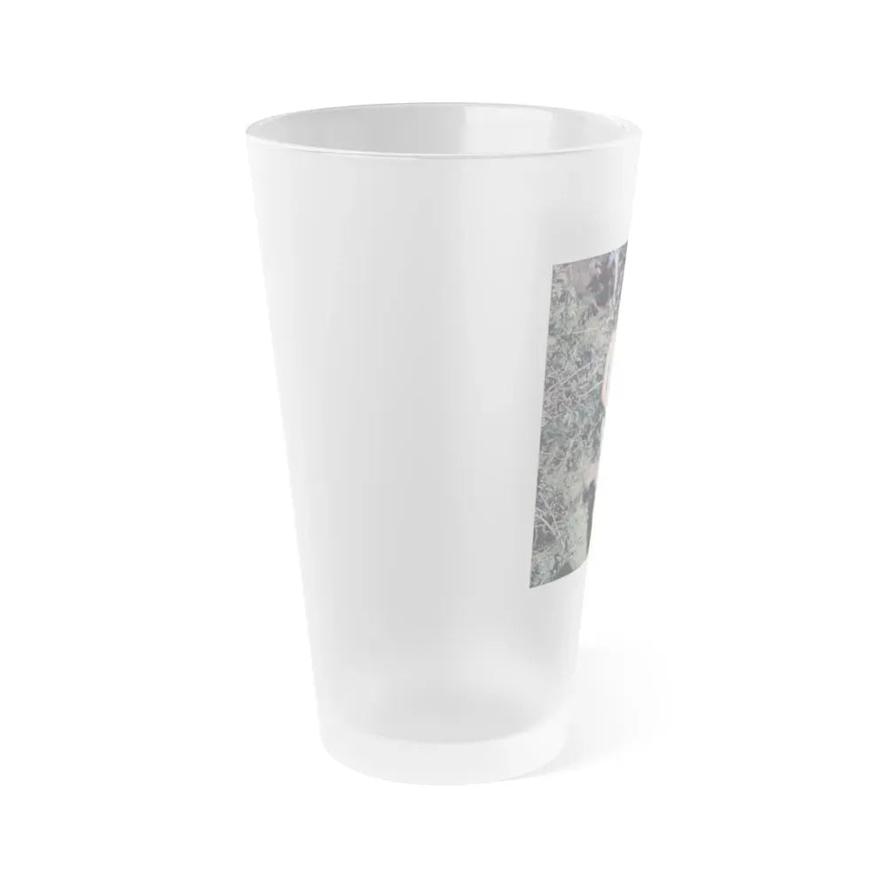 Jeanne Carmen #156 (Vintage Female Icon) Frosted Pint Glass 16oz - Go Mug Yourself