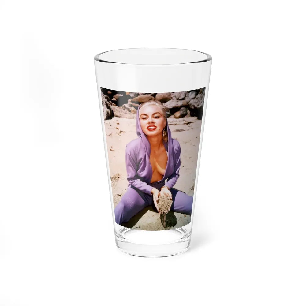 Jeanne Carmen #17 (Vintage Female Icon) Pint Glass 16oz 16oz - Go Mug Yourself