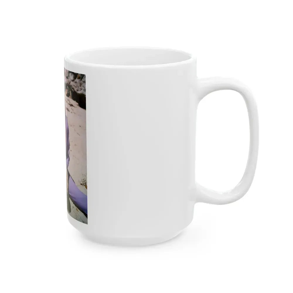 Jeanne Carmen #17 (Vintage Female Icon) White Coffee Mug - Go Mug Yourself