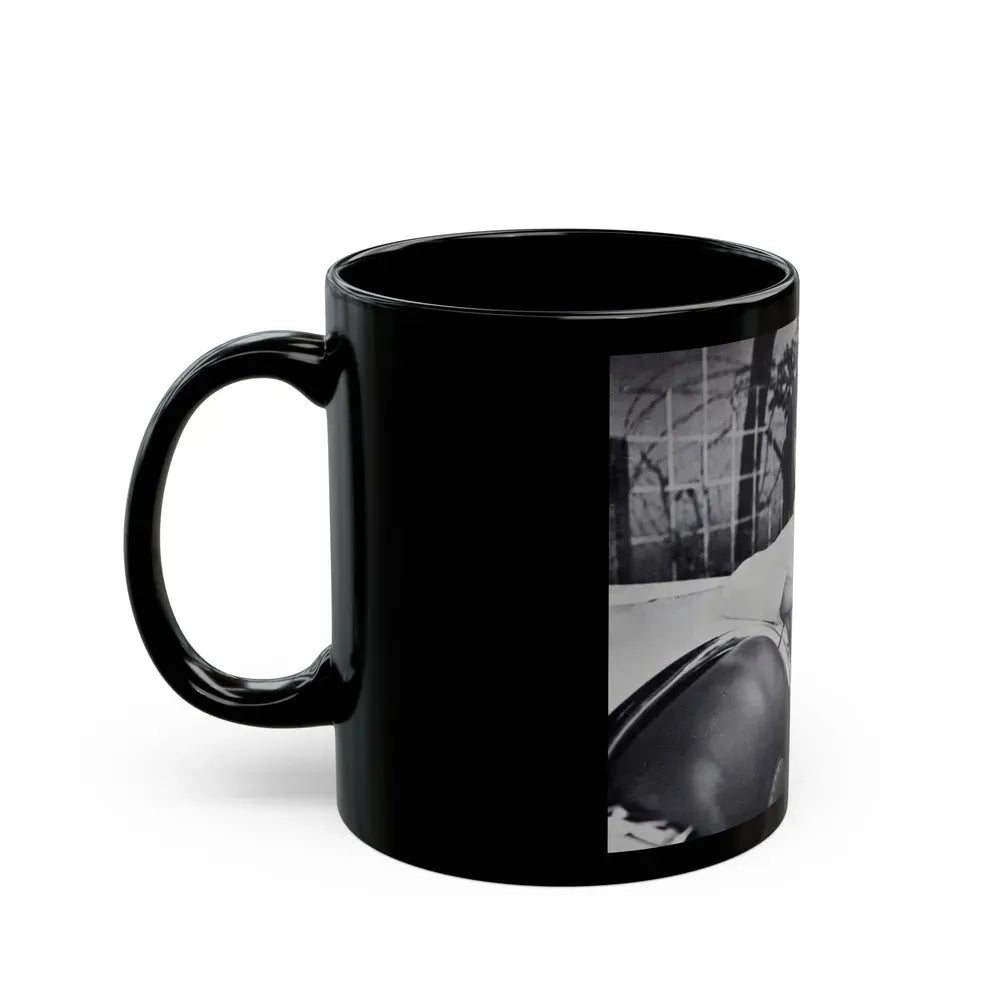 Jeanne Carmen #205 (Vintage Female Icon) Black Coffee Mug - Go Mug Yourself