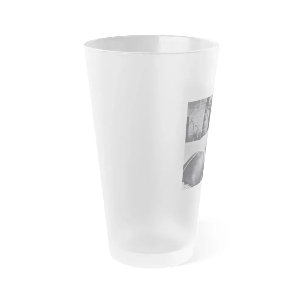 Jeanne Carmen #205 (Vintage Female Icon) Frosted Pint Glass 16oz - Go Mug Yourself