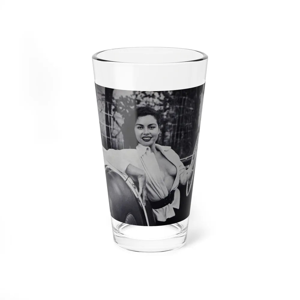 Jeanne Carmen #205 (Vintage Female Icon) Pint Glass 16oz 16oz - Go Mug Yourself