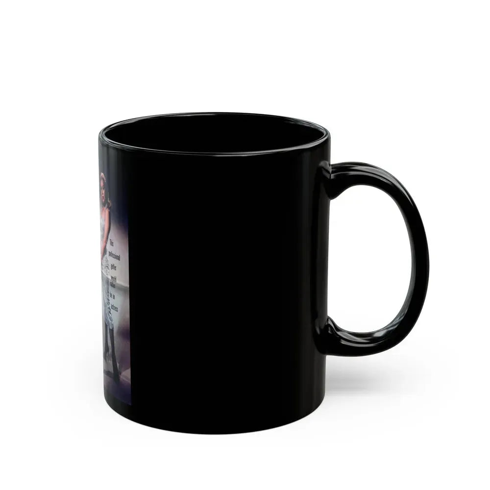 Jeanne Carmen #206 (Vintage Female Icon) Black Coffee Mug - Go Mug Yourself