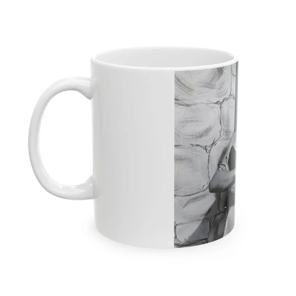 Jeanne Carmen #220 (Vintage Female Icon) White Coffee Mug - Go Mug Yourself