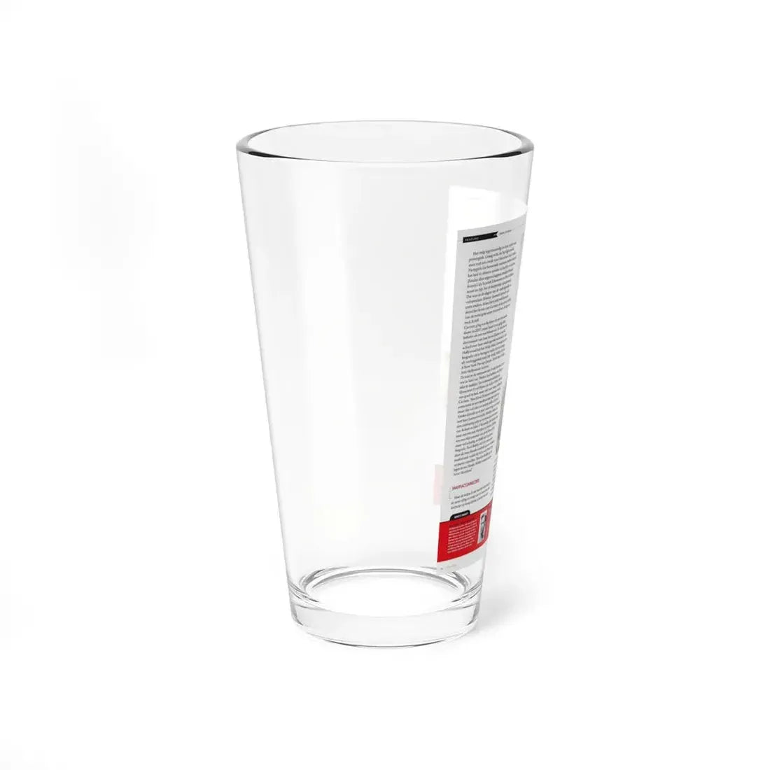 Jeanne Carmen #223 - German Mag. Layout (Vintage Female Icon) Pint Glass 16oz - Go Mug Yourself