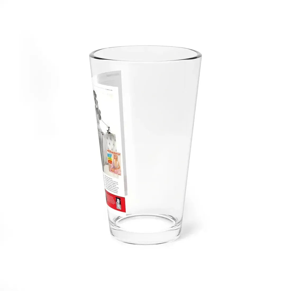 Jeanne Carmen #223 - German Mag. Layout (Vintage Female Icon) Pint Glass 16oz - Go Mug Yourself