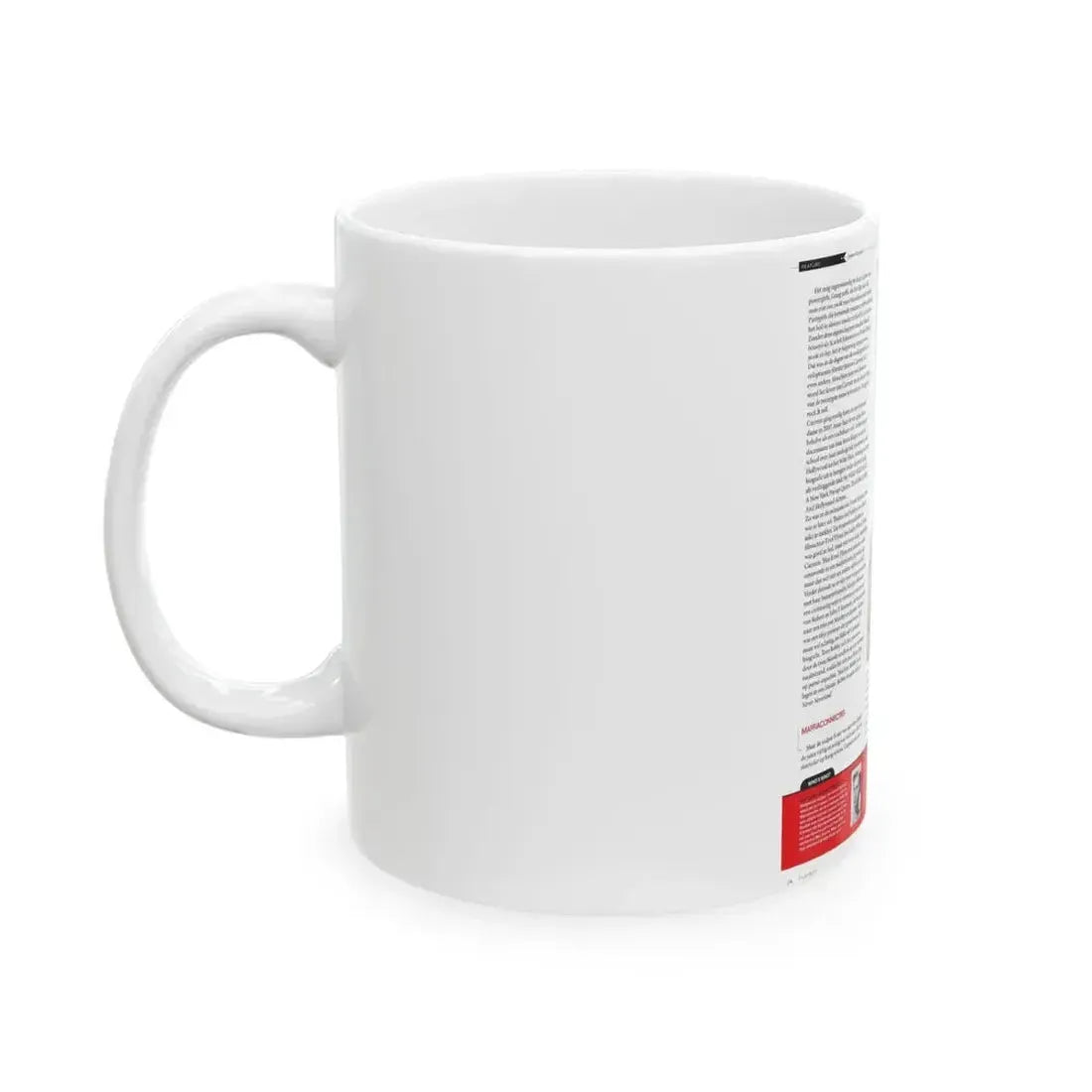 Jeanne Carmen #223 - German Mag. Layout (Vintage Female Icon) White Coffee Mug - Go Mug Yourself