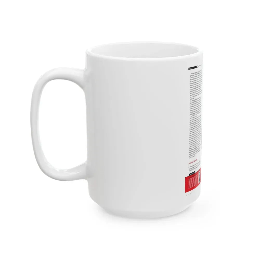 Jeanne Carmen #223 - German Mag. Layout (Vintage Female Icon) White Coffee Mug - Go Mug Yourself