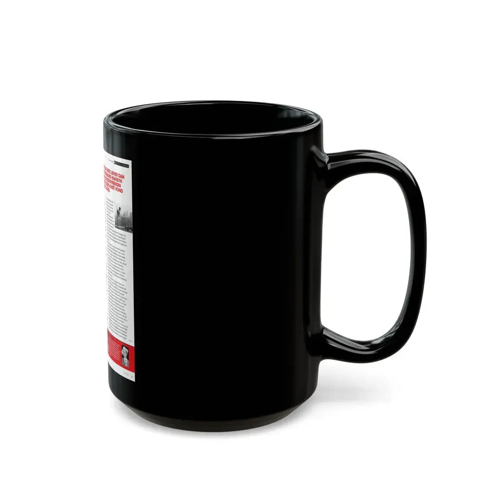 Jeanne Carmen #224 - German Mag. Layout (Vintage Female Icon) Black Coffee Mug - Go Mug Yourself