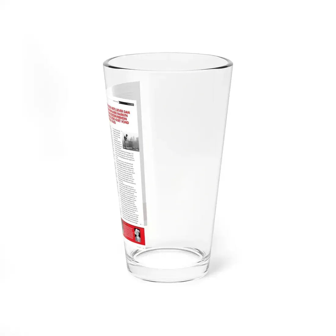 Jeanne Carmen #224 - German Mag. Layout (Vintage Female Icon) Pint Glass 16oz - Go Mug Yourself