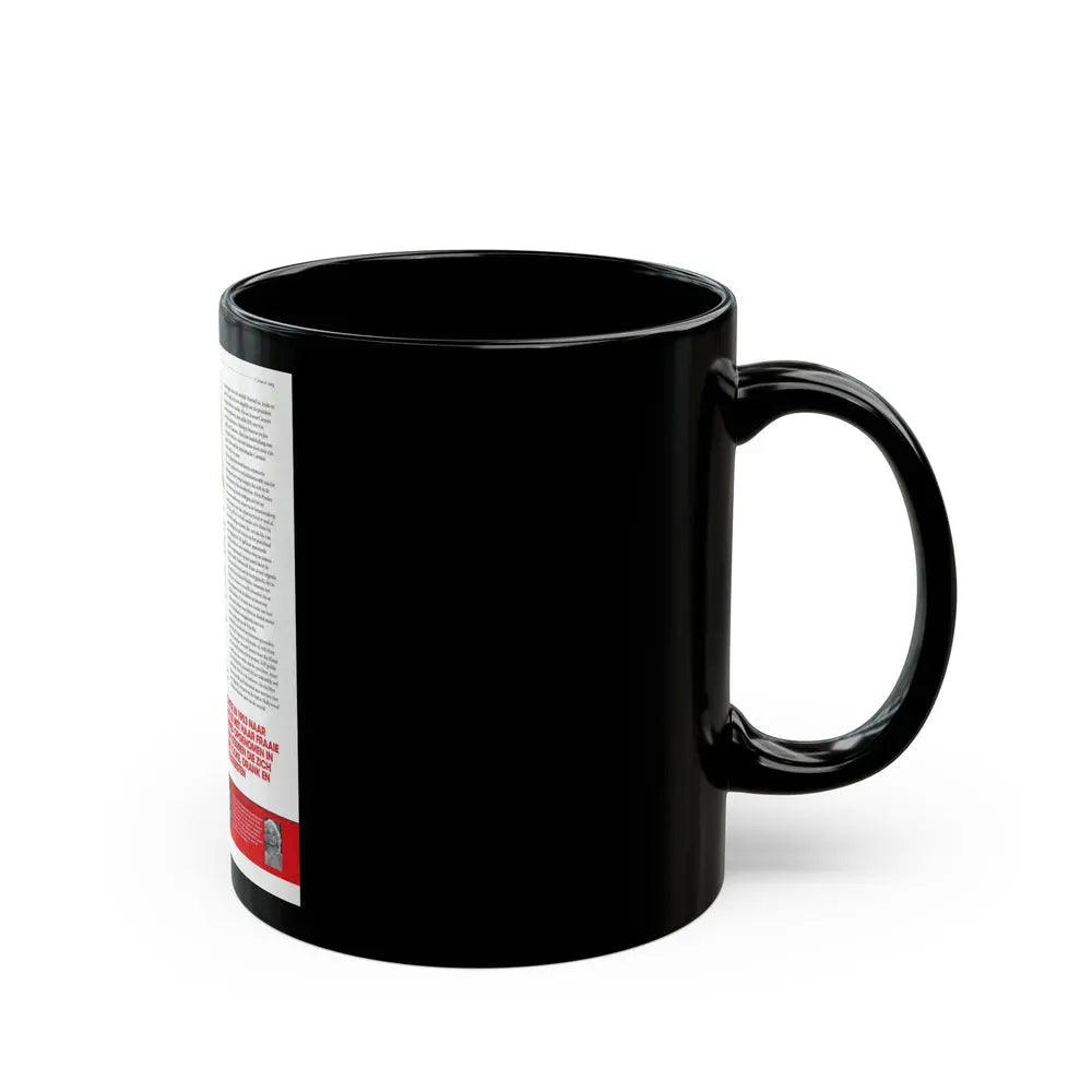 Jeanne Carmen #225 - German Mag. Layout (Vintage Female Icon) Black Coffee Mug - Go Mug Yourself