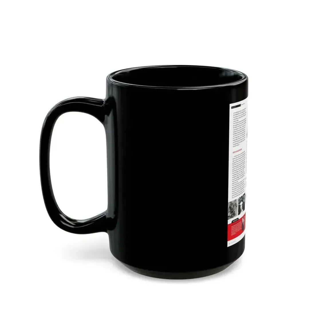 Jeanne Carmen #225 - German Mag. Layout (Vintage Female Icon) Black Coffee Mug - Go Mug Yourself