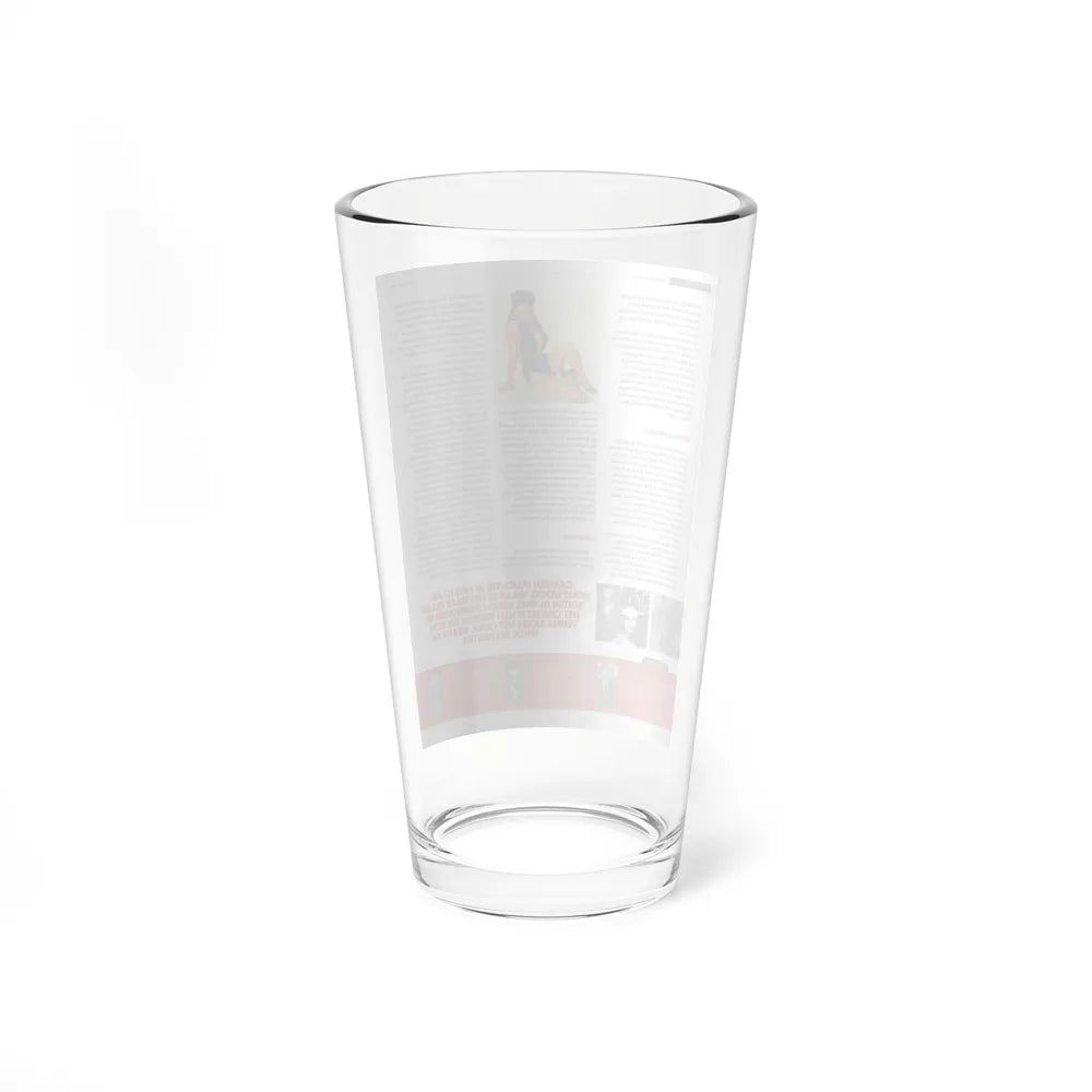 Jeanne Carmen #225 - German Mag. Layout (Vintage Female Icon) Pint Glass 16oz - Go Mug Yourself