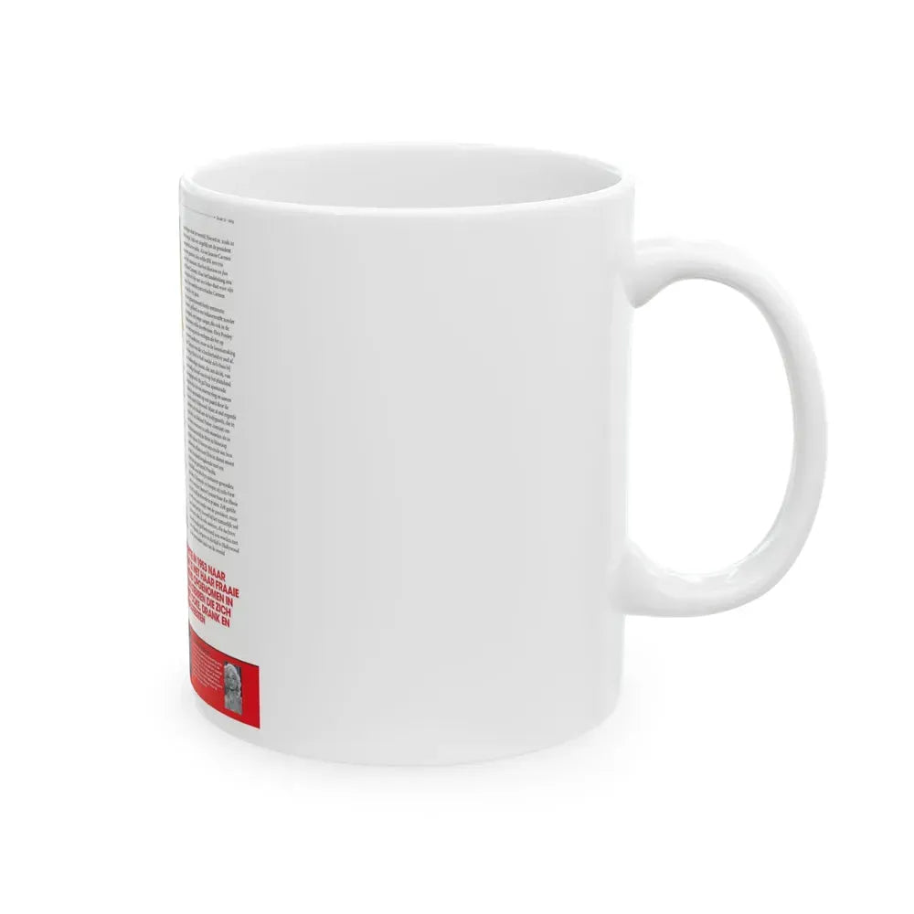 Jeanne Carmen #225 - German Mag. Layout (Vintage Female Icon) White Coffee Mug - Go Mug Yourself