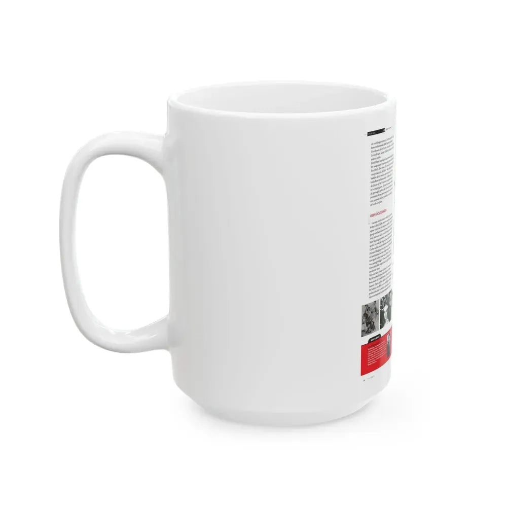 Jeanne Carmen #225 - German Mag. Layout (Vintage Female Icon) White Coffee Mug - Go Mug Yourself