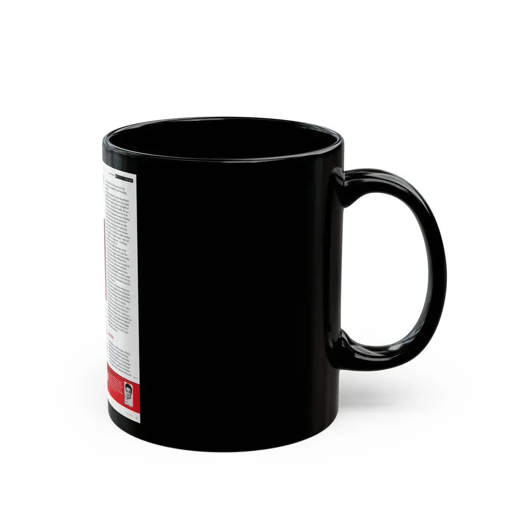 Jeanne Carmen #226 - German Mag. Layout (Vintage Female Icon) Black Coffee Mug - Go Mug Yourself